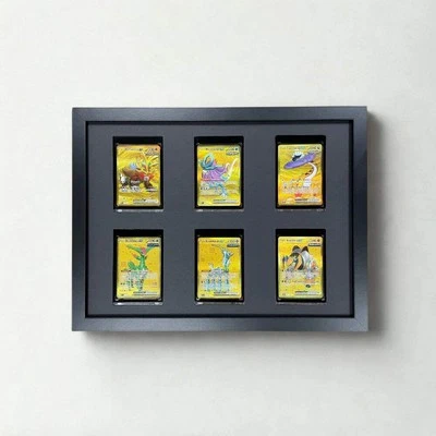 CARDFRAMES.DE Sammelkarten Rahmen für 6 Magnetholder | TCG Display Pokémon Yu-Gi-Oh! MTG
