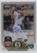 2023 Topps Chrome Rookie Auto Refractor 167/499 Cody Thomas #RA-CT Auto 10k8