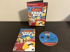 Simpsons Road Rage - Sony PlayStation 2 Complete CIB Tested & Working