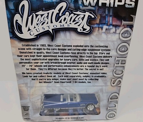Hot Wheels Old School Whips West Coast Customs '59 Cadillac C2663 Mattel GM 2003 - Imagen 18 de 24