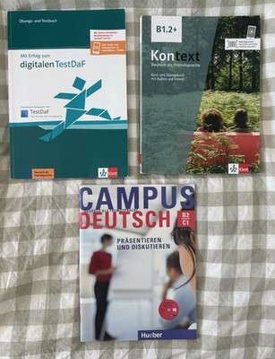 Deutsch Kursbücher - Mit Erfolg zum digitalen TestDaF, Kontext B1.2+ und Etc.