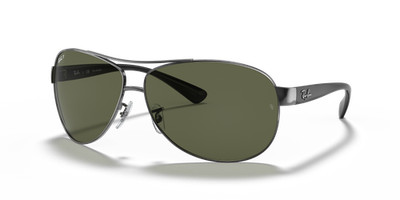 Ray-Ban RB3386 Gunmetal/G-15 Green Polarized 67mm Sunglasses