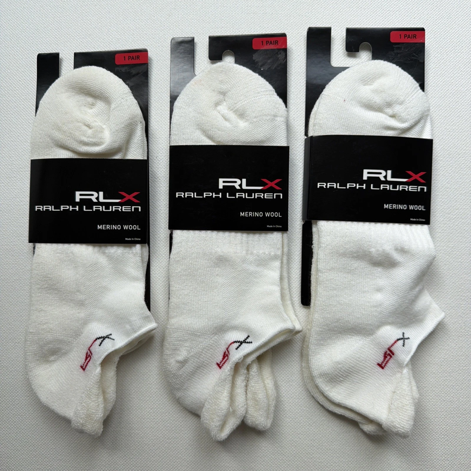 Ralph Lauren RLX Men’s Merino Wool Blend golf Socks, No Show, Set Of 3 White
Opens in a new window o