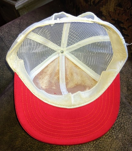 Vintage Garcia Trucker 6 Panel Hat, Fishing Rod Reel, Lures, Guitar Guy Too! EUC - Picture 6 of 9