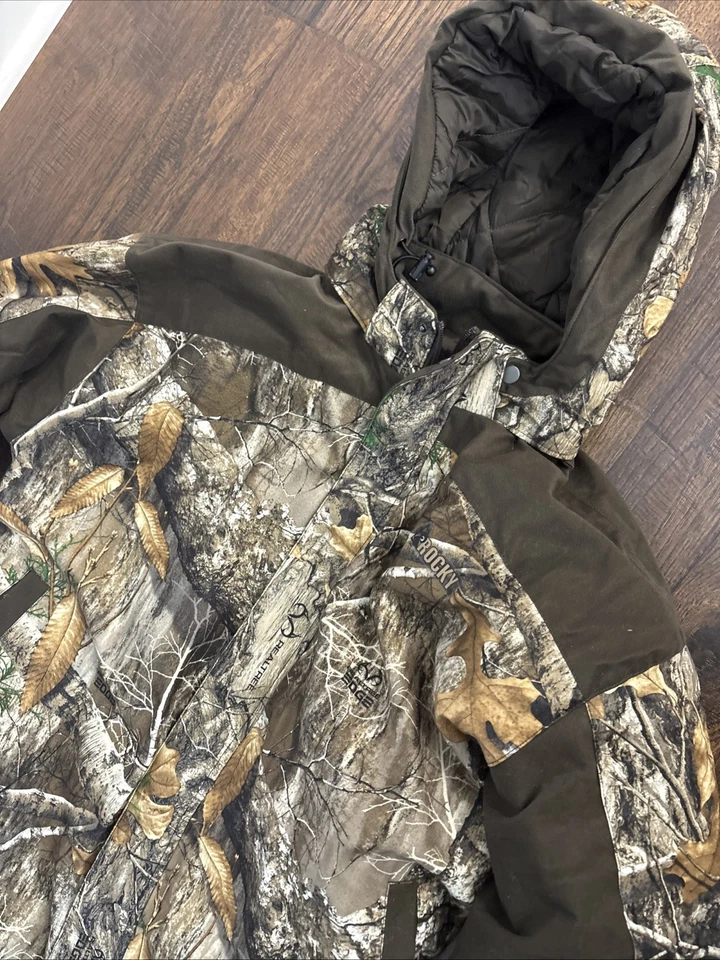 Rocky Mens ProHunter WP Insulated Real Tree Edge Camo Hunting Coverall XL - Image 2 of 4