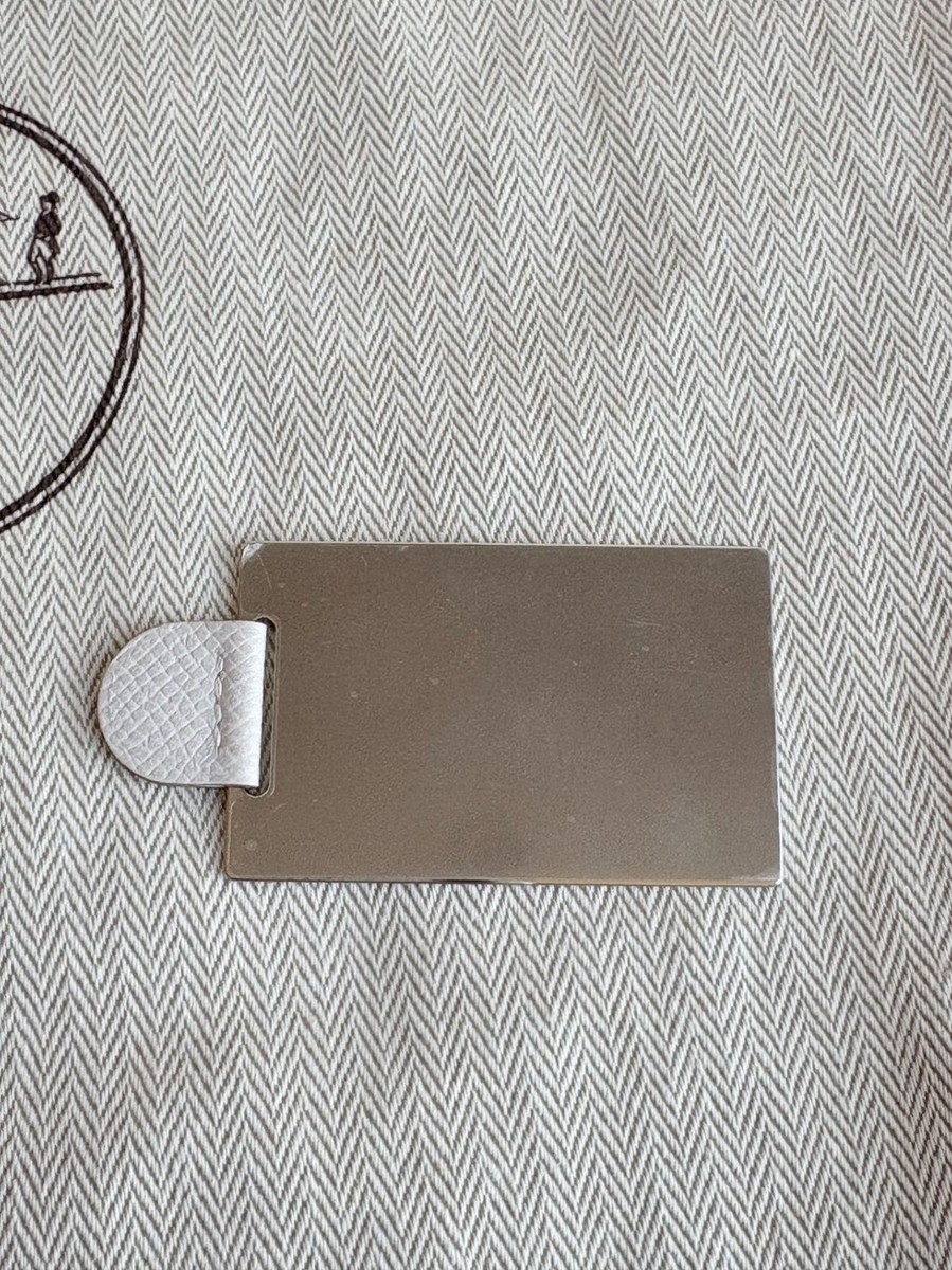 Hermes Mini Constance 18 Miroir Gris Pale Epsom Leather Gold