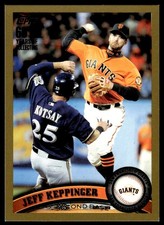 Jeff Keppinger 2011 Topps Update #US131 Gold SN #/2011 San Francisco Giants