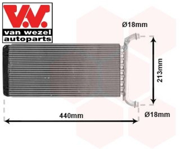 VAN Wezel 30006399 WäRmetauscher FüR Innenraumheizung HeizungsküHler-image