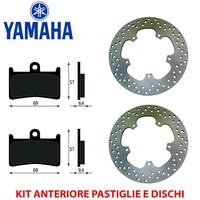 Satz BremsbelÄGe UND Bremsscheiben Vorne Yamaha T-MAX Tmax LUX MAX /Abs 530...