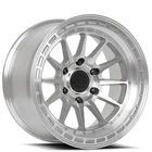 17x9 Lock Off-Road Wheels Baja Machined with Clear Coat Rims (4pcs) A1