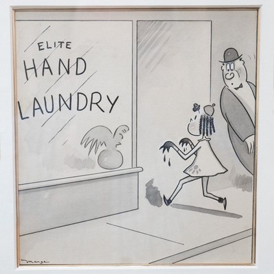 ''Little Lulu'' Cartoon Kunstwerk von Marge Buell