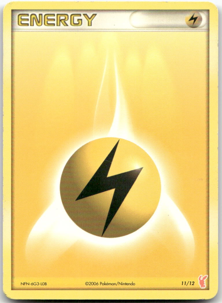 Lightning Energy 11/12 EX Trainer Kit 2 Plusle Pokemon LP