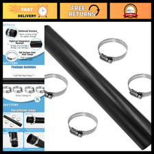 2 Id Gasoline Fuel Filler Neck Hose 15 78 Long Includes 4 Clamps Durable