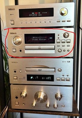 TEAC RW-H500 High-End CD-Recorder / Player   Champagner   DEFEKT (Disc Error)