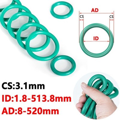 FKM O Ring O-Ring Innen Ø 1,8mm - 513,8mm x Schnurstärke 3,1mm Dichtring O Ring