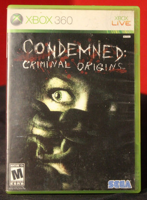 Condemned Criminal Origins - Xbox 360 CIB W Manual