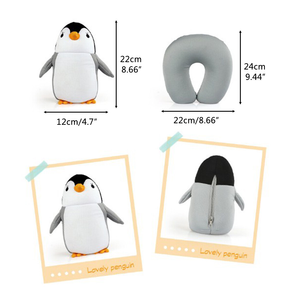 2 In 1 Neck Pillow Cute U Shape Neck Pillow Neck Support Pillow Travel