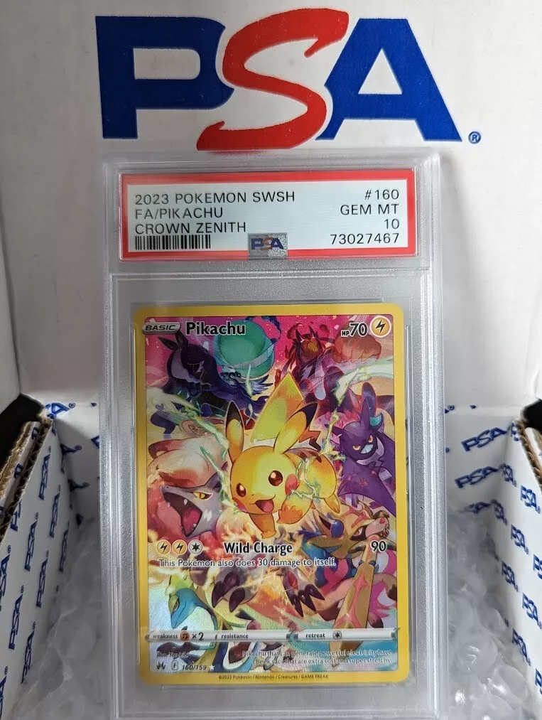 Pokemon - Pikachu 160/159 - Crown Zenith - Secret Rare Card