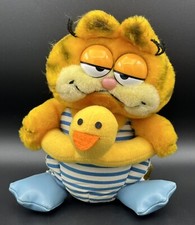 Dakin Garfield Plush Scuba Diver Duck Float Stuffed Animal 1981 Vtg Tags