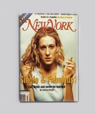 SEX AND THE CITY / SINGLE & FABULOUS? MAGAZINE COVER 2"x3" POSTER MAGNET (carrie