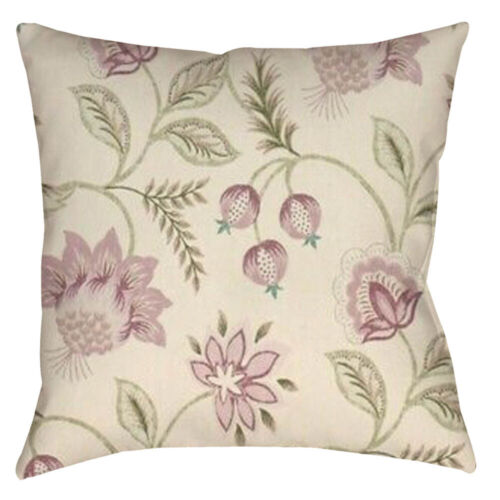 HANDMADE cushion covers Use Laura Ashley Milford grape Fabric flora flower - Afbeelding 1 van 5