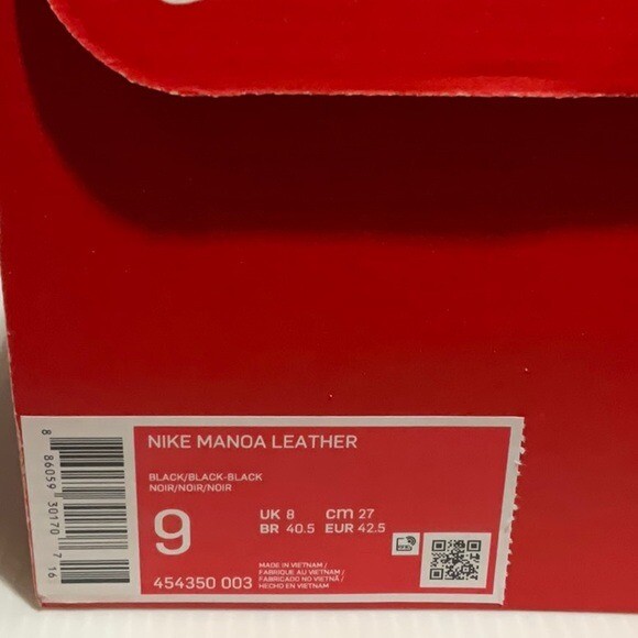 Nike Men’s hiking leather boots Manoa size 9 us image 5
