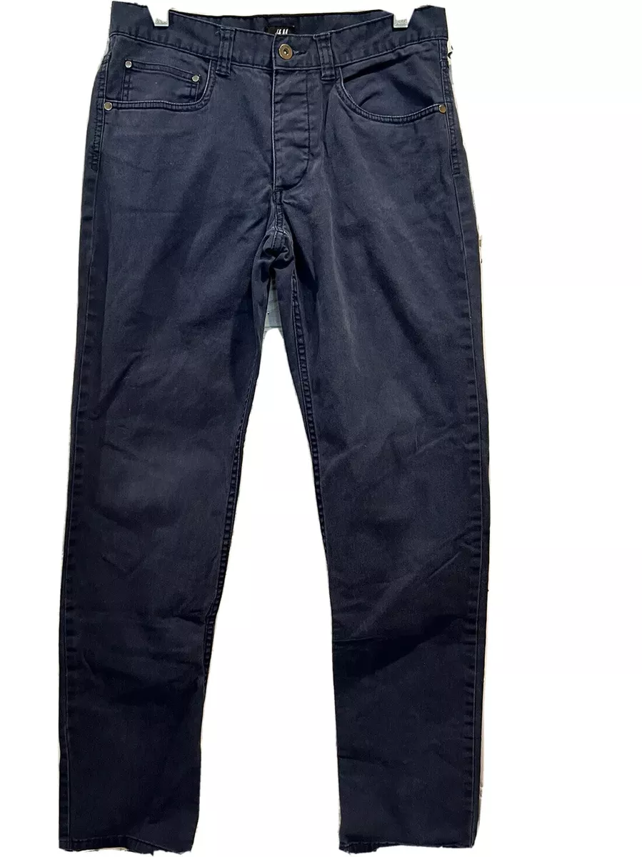 H M Jeans Mens Size 31 X 31 Blue Slim Fit 5 Pocket Hipster eBay