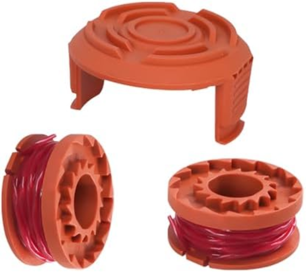 2 Bobina Tappi Compatibile con Compatibile con Worx WG180 /WG163/ WG175,tappi pe