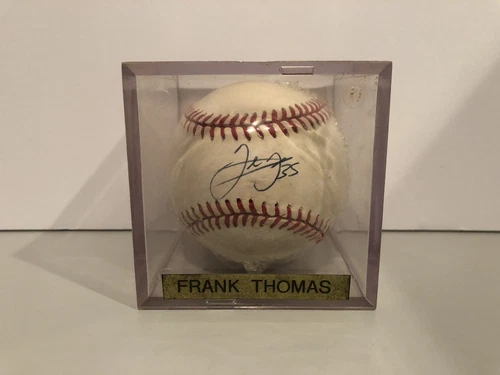 Frank Thomas Signed Baseball Autographed AUTO Chicago White Sox HALL OF FAME MLB
