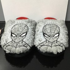 Marvel Spider-Man "Face" Kids Slip On Slippers Size US 11 / EU 28
