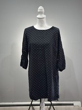 SALE! Black Old Navy Polka Dot Lightweight Dress Size L EUC