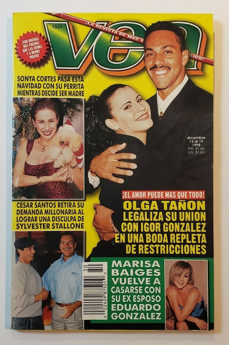VINTAGE MAGAZINE VEA OLGA TANON PUERTO RICO 1998 #133