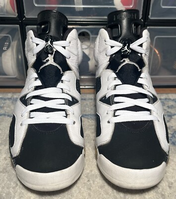 Size 9.5 - Jordan 6 Retro Oreo 2010 with lace locks Rare  display picture 1