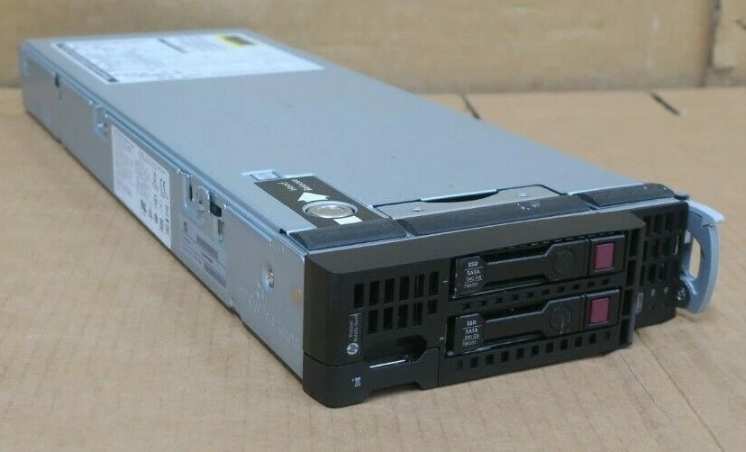 HP ProLiant BL460c G9 GEN9 2x 10C E5-2660V3 128GB Ram 2x 240GB SSD Blade Server - Image 2 of 4