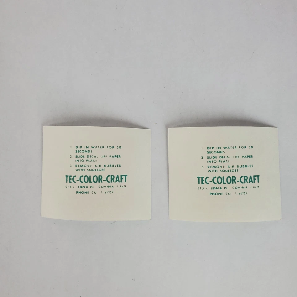 Calcomanía de tobogán acuático B&M Hydro Stick Transmission Van Nuys CA original vintage años 60 Foto 4 de 4