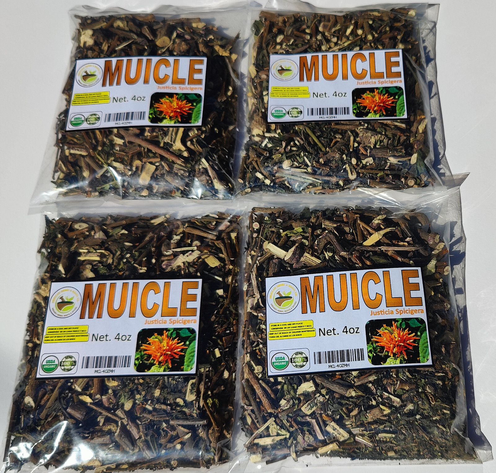 4oz Muicle Muitle Hierba/te Muycle Mexican Honeysuckle 100% organic herbs/tea