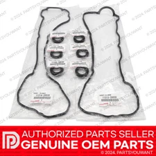 GENUINE Toyota Lexus OEM 6Cyl Valve Cover Gasket + Spark Plug Tube Seal [SET]