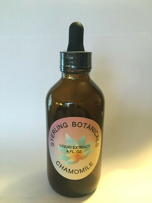 Organic Chamomile Liquid Herbal Extract - 2 & 4 OZ.