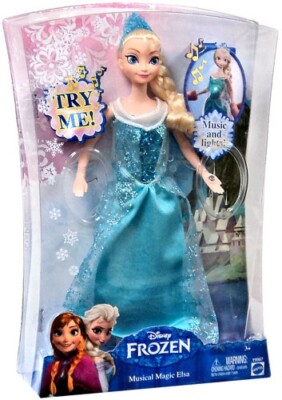 Disney Frozen Musical Magic Elsa 10'' Doll (Mattel Toys)