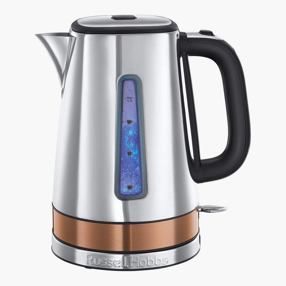 Russell Hobbs, Luna Quiet Boil Electric Kettle, Copper