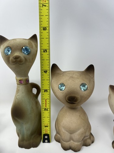 MCM Five Roselane California Pottery Sparklers gatti, bulldog e gufo - Foto 13 di 17