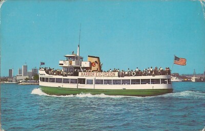 San Diego, CALIFORNIA - Harbor Excursion Boat - 1968