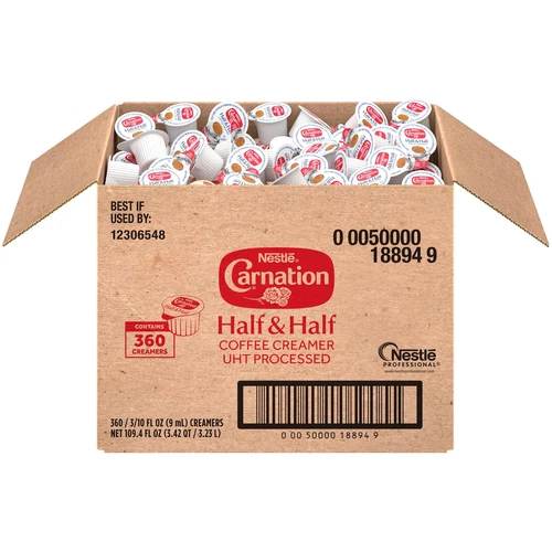 BestBy12/24 Nestle Carnation Coffee Creamer Half & Half 0.304oz Cups 360 Ct - Bild 1 von 5