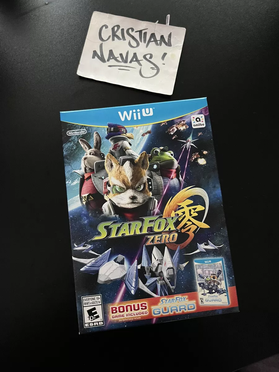 LOT Nintendo Wii U Star Fox Zero + Star Fox Guard Bundle 2 FACTORY SEALED  GAMES