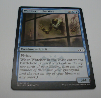 MTG Karte - Watcher in the Mist - Creature - Spirit - Magic the Gathering Neu