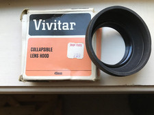 Vivitar 49mm collapsible rubber lens hood