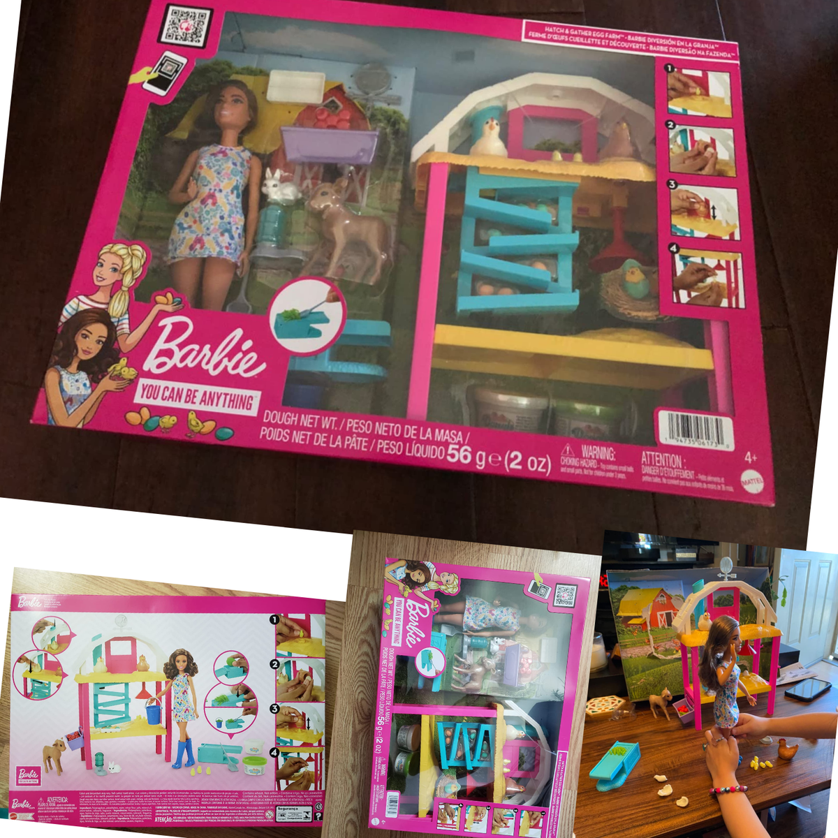 Barbie Farm Game Barbie Hatch Gather Egg Farm Playset Farmer