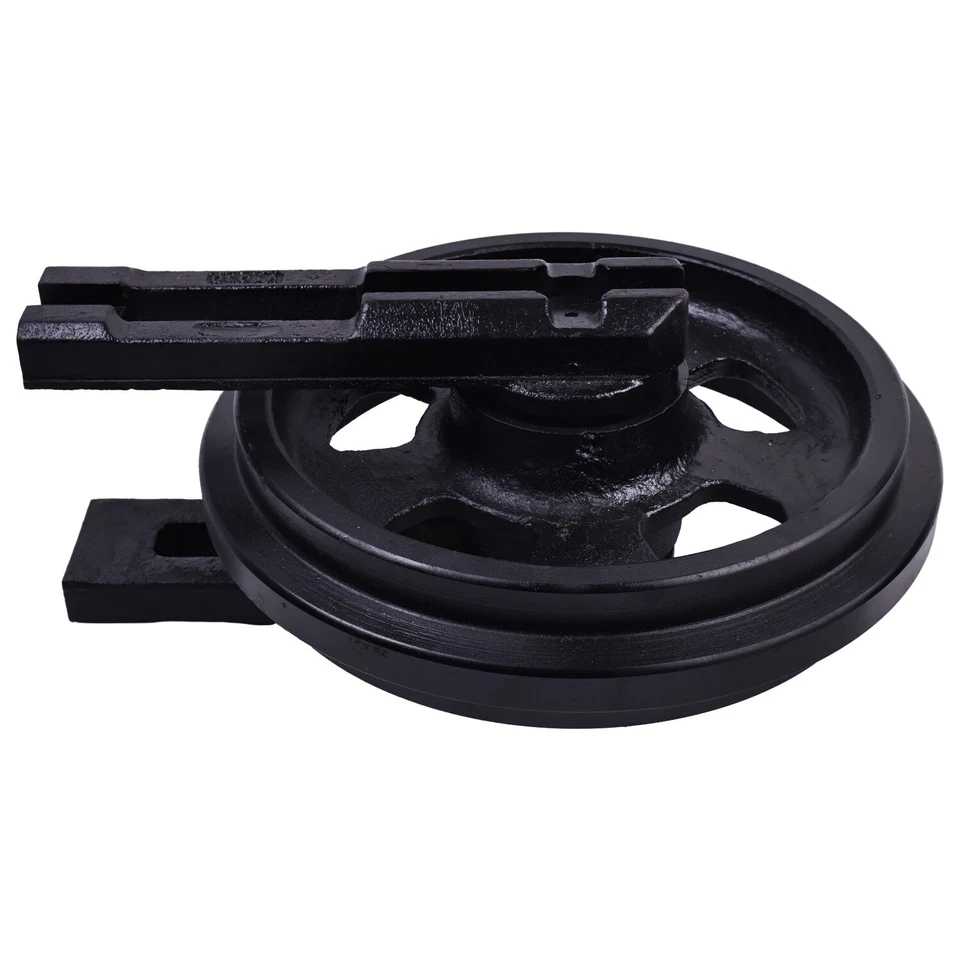 Conjunto de rueda de rodillo de rueda loca delantera 772458-37100 para excavadora Yanmar VIO35-3 Foto 4 de 4