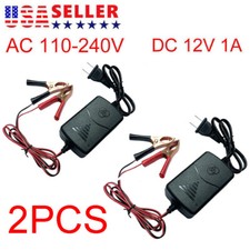 12v Car Battery Charger Maintainer Auto Trickle Rv For Motorcycle Truck Atv Us