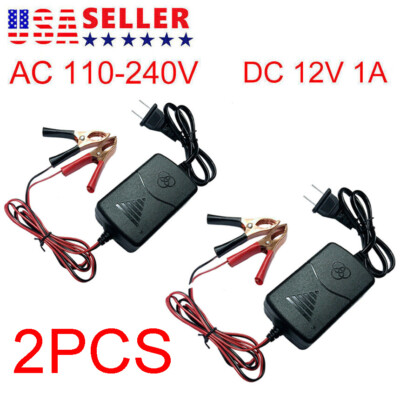 #ad #ad 12V Car Battery Charger Maintainer Auto Trickle RV For Motorcycle Truck ATV US $13.26